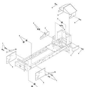 Guard Group - 38" And Hydro 42" (7501333_7501336) Diagram and Parts List for 7800497-EBL155420H 2009 Briggs and Stratton Lawn Tractor
